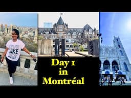 Spend a day with me in Montréal -Things to do in Montreal - A vlog. Most beautiful church and view.