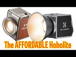 K&F vs Hobolite Retro small portable battery powered video lights for photography video and vlogging
