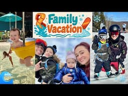 Epic Family Waterpark & Snow Trip!!