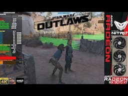 RX 9070 XT - Star Wars Outlaws, Ray Tracing FSR 4 4K