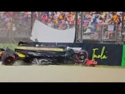 Yuki Tsunoda FLIPS BIG - 2025 Formula 1 practice @ Imola