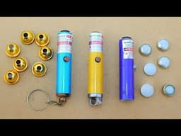 Awesome uses of old laser light | old mobile charger | old mobile battery