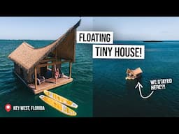We Stayed on a Floating TINY HOUSE BOAT! 😍 USA’s Most Unique Airbnb (Key West, Florida)