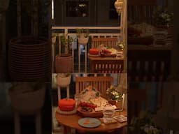 Late summer nights on the balcony✨🌛 [story #80]