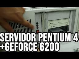 Servidor com CPU P4 e GPU GeForce 6200 abandonado