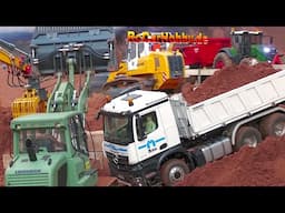 AMAZING R/C CONSTRUCTION ZONE ACTION, TRUCKS, EXCAVATORS, DOZERS, LOADER, TRACTORS IN 12'2024 p4