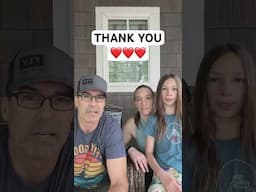 A HUGE Thank You from the Dyrsmid Family ❤️❤️❤️