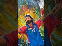 KL RAHUL 💥 #ipl25 #artshorts #artvideos #klrahul #delhicapitals