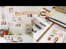 Desk Tour and Journal Setup in Manila | Abbey Sy