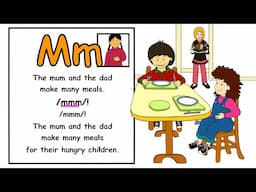 Jolly phonics m song animation (original)