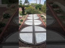 Halfway there! #backyard #backyardrenovation #mosaics #steppingstones #diyhomeimprovement