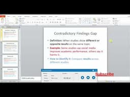Types of Research Gaps & How to Find Them (Amharic tutorial)