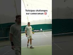 Can Tsitsipas hit the target? 😳