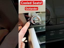Mitsubishi Outlander 2025 now has cooled seats! #shorts #mitsubishi #outlander #newcar #automobile