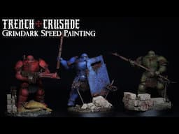 How to Speed Paint Grimdark Heavy Battle Damaged Rust Trench Crusade New Antioch Mechanised Infantry