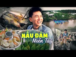 NẤU ĐÁM ở xóm nhà sàn bí ẩn giữa rừng - Tết Miền Tây Việt Nam