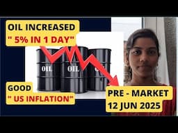 Oil Price Rally !! Why ? | Nifty & Bank Nifty Pre-Market Report | 12 June 2025" Range & Prediction