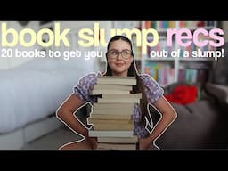 book recommendations to get you out of a reading slump! 📚✨💌