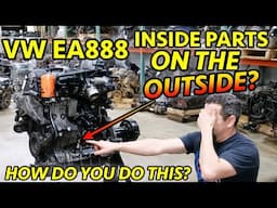 BRUTALLY DESTROYED Volkswagen Golf GTI Engine Teardown. Impressive Amount Of Carnage!