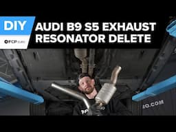 Audi S5 Exhaust Replacement & Upgrade DIY (2018-2025 Audi B9 S4, S5 Sportback)