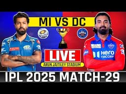 🔴Ipl 2025 Live Delhi Capitals vs Mumbai Indians Match-29 | Today Live Cricket Match | Mi vs Dc Live