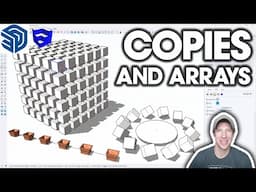 Getting Started with SketchUp 2025 Part 3 - Copies and Arrays