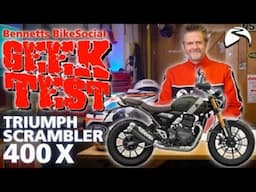 Triumph Scrambler 400X REVIEW  | BikeSocial Geek Test