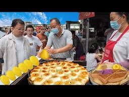 重油高碳水！盘点武汉早市上令人垂涎的传统汉式早点：浓香解馋的热干面，咔吱酥脆的炸面窝，麻香鲜美的鱼糊粉，外焦里嫩的多汁汽水包，油香软糯的三鲜豆皮...好吃的太多了，根本吃不完