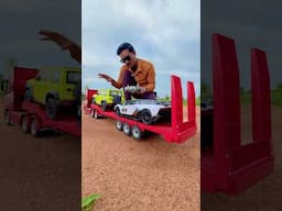 Rc Scania Biggest 16 Tyres Truck with  Lamborghini Car