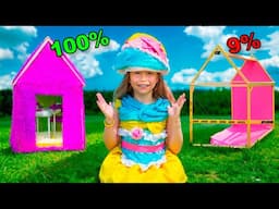 Nastya constrói a melhor casa de todas! Nova história para crianças