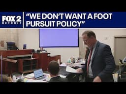 Prosecutor's feisty questions at ex-officer's murder trial