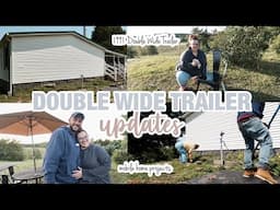 *TRANSFORMING OUR OVERGROWN YARD INTO OUR DREAM YARD!* Double wide Mobile Home Makeover Edition!