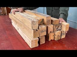 Turning Old Wood Into Million Dollar Table – Masterpiece From Carpenters’ Hands