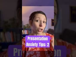 How to reduce presentation #anxiety: Pt. 2