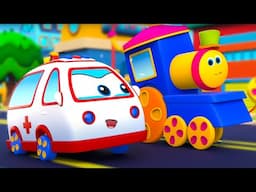 Wheels on the Ambulance, More Vehicle Cartoon for Kids