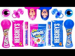Pink Food vs Blue Food Color Challenge | Kitchen Battle with Food by AZaZa Challenge
