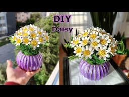 How to Make Daisy from Foam Sheet - DIY Flowers 🌼