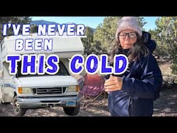 I've Never Been So COLD in 9 Years of RV Living! How Will My RV Handle It? Freezing in Ely, NV P1