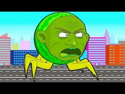 LIN GANG MELON SPIDER ORIGIN STORY! Story of Transformation Lin Gang Guli Guli Cartoon Animation