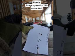 FIOCCHI Range Dynamic 22lr Ammo test with Christensen Arms Ranger 22lr