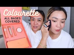 COLOURETTE ALL BASES COVERED! TRY ON AND WEAR TEST ON MY OILY AND TEXTURED SKIN!!