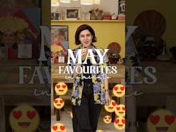 May favs in a minute! Watch the full longer video ⬆️