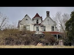 The Once Grand Abandoned John McCown House Forgotten for Decades in Georgia In Its Final Days