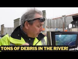 Massive Pieces of Demo Debris in the Seekonk River at Washington Bridge