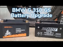 BMW G 310 GS Battery Upgrade! | LiFePO4 Powersports Battery