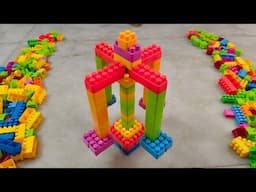 Satisfying DIY Lego Amusement Ride/ASMR Building Blocks/block game Lego block #asmr#buildingblocks