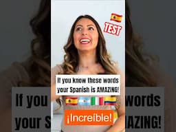 Test your Spanish with these ADVANCED words