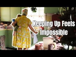 A Quiet Week of Homemaking || ASMR Cleaning and vintage motherhood