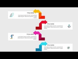 Create 4 Arrow Infographic Slide in PowerPoint