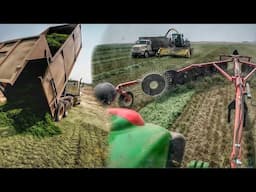 Finishing Haylage and Fertilizing